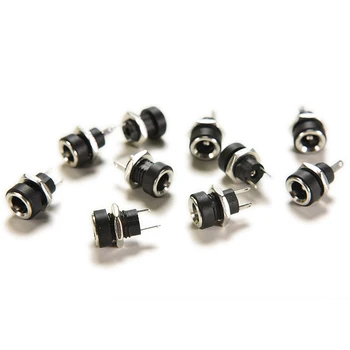 10 Pcs 2 Pin Plug Female Panel Mount Connector Adapter Converter with Nut 5.5mm x 2.1mm 3A 12 V DC Power Supply Jack Socket
10 Pcs 2 Pin Plug Female Panel Mount Connector Adapter Converter with Nut 5.5mm x 2.1mm 3A 12 V DC Power Supply Jack Socket