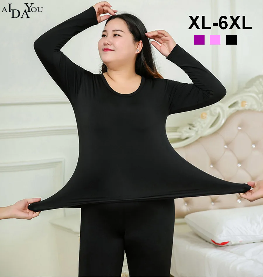 New Arrivals plus size 6xl Winter Warm Women's Thermal Fleece Underwear Set Female good elasticity Soft Long Johns ouc1721
New Arrivals plus size 6xl Winter Warm Women's Thermal Fleece Underwear Set Female good elasticity Soft Long Johns ouc1721