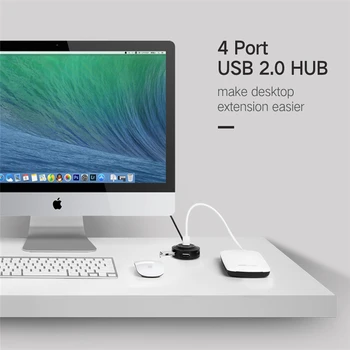 USB Hub 4 Port USB 2.0 Multi HUB Splitter Expansion Splitter Switch with Micro USB Charging port For Desktop PC Laptop A30
USB Hub 4 Port USB 2.0 Multi HUB Splitter Expansion Splitter Switch with Micro USB Charging port For Desktop PC Laptop A30