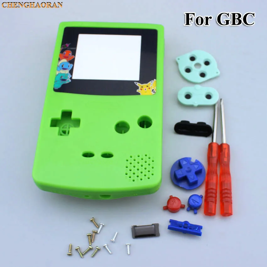 ChengHaoRan 1set Apple Green Color For GBC Limited Edition Plastic Full Housing Shell Case for Gameboy Color Case Cover
ChengHaoRan 1set Apple Green Color For GBC Limited Edition Plastic Full Housing Shell Case for Gameboy Color Case Cover