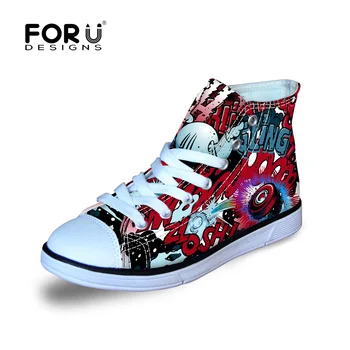 FORUDESIGNS Outdoor Shoes Kids Boy Girls 2018 New Arrival for Children Graffiti Printing Sneakers High Top Sport Canvas Shoes
FORUDESIGNS Outdoor Shoes Kids Boy Girls 2018 New Arrival for Children Graffiti Printing Sneakers High Top Sport Canvas Shoes
