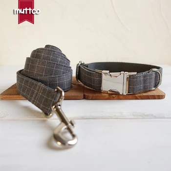 MUTTCO retailing gentlemanlike plaid collar handmade for dog THE SUIT PLAID 5 sizes dog collars and leashes UDC001
MUTTCO retailing gentlemanlike plaid collar handmade for dog THE SUIT PLAID 5 sizes dog collars and leashes UDC001