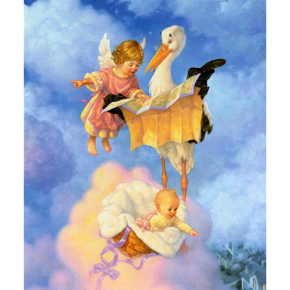 Handmade Mosaic100% DIY5D Diamond Painting Cross Stitch Kits Diamond Embroidery Patterns Rhinestones Ducks and angel girls KL470
Handmade Mosaic100% DIY5D Diamond Painting Cross Stitch Kits Diamond Embroidery Patterns Rhinestones Ducks and angel girls KL470