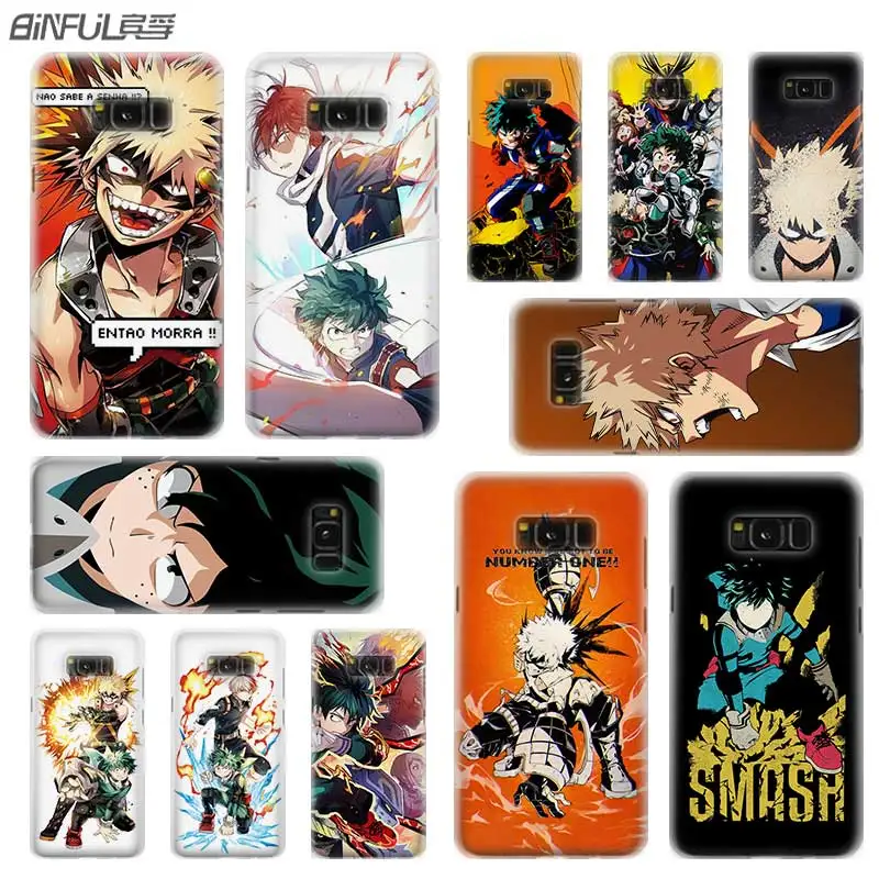 BINFUL case cover hard Transparent for Samsung S9 S8 S7 S6 S5 S4 S10 Edge Plus for Galaxy Note 10 Pro 9 8 Boku no Hero Academia
BINFUL case cover hard Transparent for Samsung S9 S8 S7 S6 S5 S4 S10 Edge Plus for Galaxy Note 10 Pro 9 8 Boku no Hero Academia