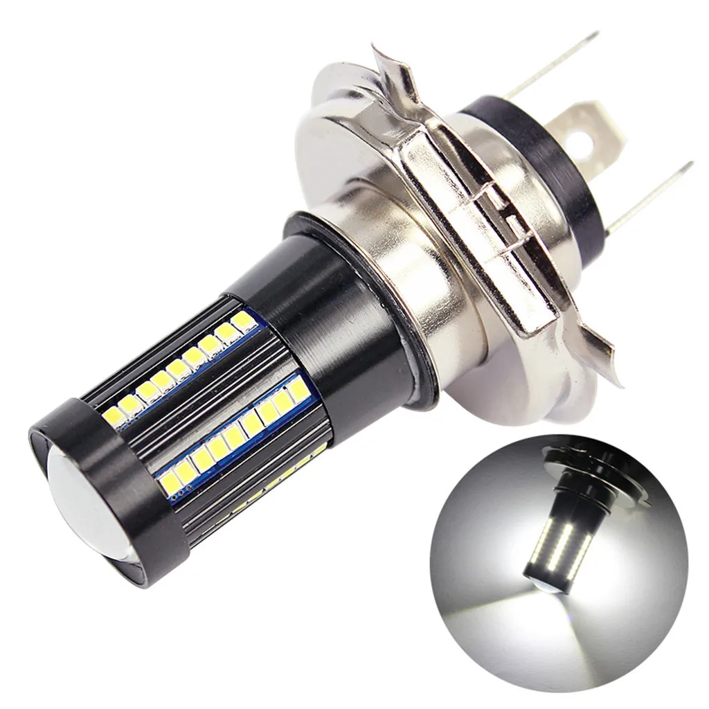 1Pcs H4 Base 12V 66 SMD Led Bulb Off Road Fog Backup Reverse Parking Light Brake Daytime Running Cars Truck 1000Lm 6000K | Автомобили и