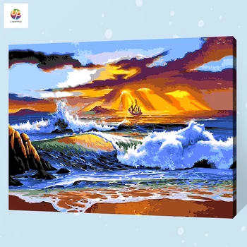 Frameless Digital Oil Painting By Number Seascape Sailing Acrylic Paint Abstract Modern Wall Art Canvas Painting For Home Deco
Frameless Digital Oil Painting By Number Seascape Sailing Acrylic Paint Abstract Modern Wall Art Canvas Painting For Home Deco