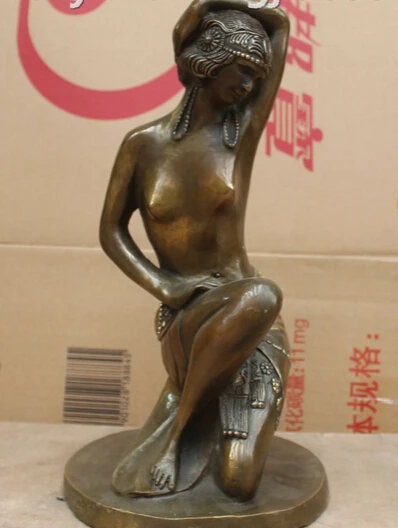 JP S0298 12" Chinese Bronze Sculpture Art Beautiful Woman Beauty Naked Belle Statue Discount 35%
JP S0298 12" Chinese Bronze Sculpture Art Beautiful Woman Beauty Naked Belle Statue Discount 35%