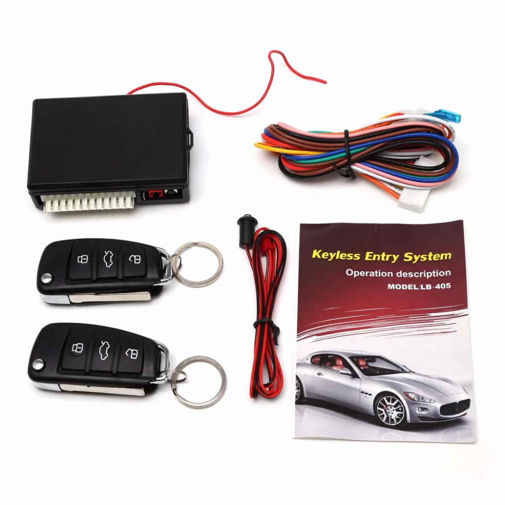 Keyless Entry Central Control Locking Remote start Car Alarm System Auto Door Locking Keyless Entry System LED Indicate Trunk
Keyless Entry Central Control Locking Remote start Car Alarm System Auto Door Locking Keyless Entry System LED Indicate Trunk