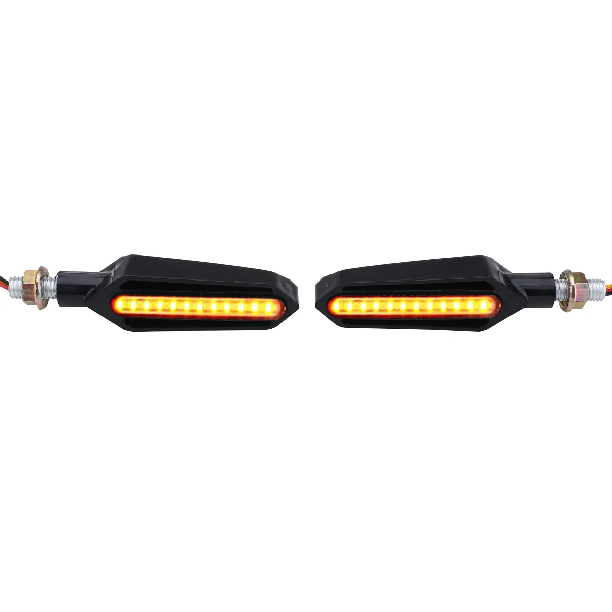 Mayitr 2PCS Universal 24LED DRL Multi-function Flowing Water Motorcycle Turn Signal Lamp Super Bright Brake Light Indicators
Mayitr 2PCS Universal 24LED DRL Multi-function Flowing Water Motorcycle Turn Signal Lamp Super Bright Brake Light Indicators