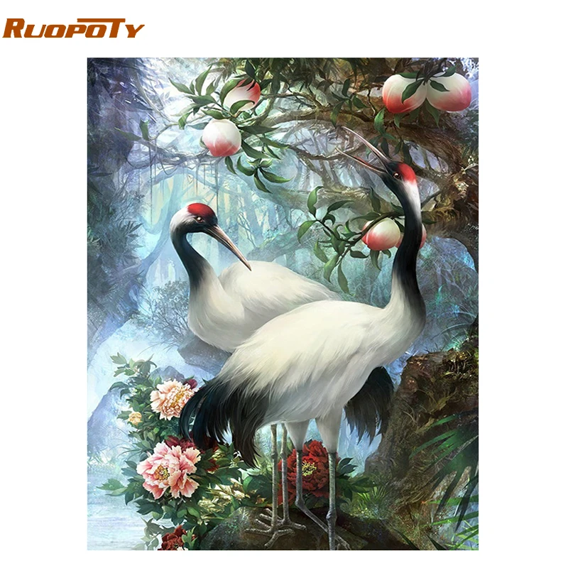 RUOPOTY Frame Crowned Crane DIY Painting By Numbers Kit Animals Calligraphy Painting Wall Art Picture Acrylic Paint For Home Art
RUOPOTY Frame Crowned Crane DIY Painting By Numbers Kit Animals Calligraphy Painting Wall Art Picture Acrylic Paint For Home Art