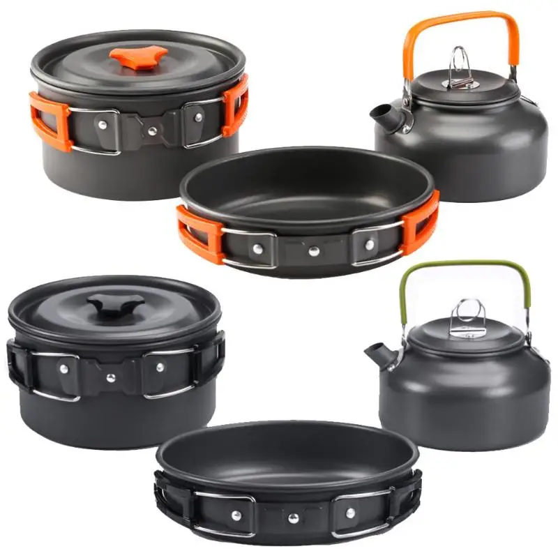 Ultra-Light Outdoor Camping Cookware Water Kettle Pan Sets Alumina for Backpacking Hiking Picnic Fishing Cooking Mess Kit
Ultra-Light Outdoor Camping Cookware Water Kettle Pan Sets Alumina for Backpacking Hiking Picnic Fishing Cooking Mess Kit