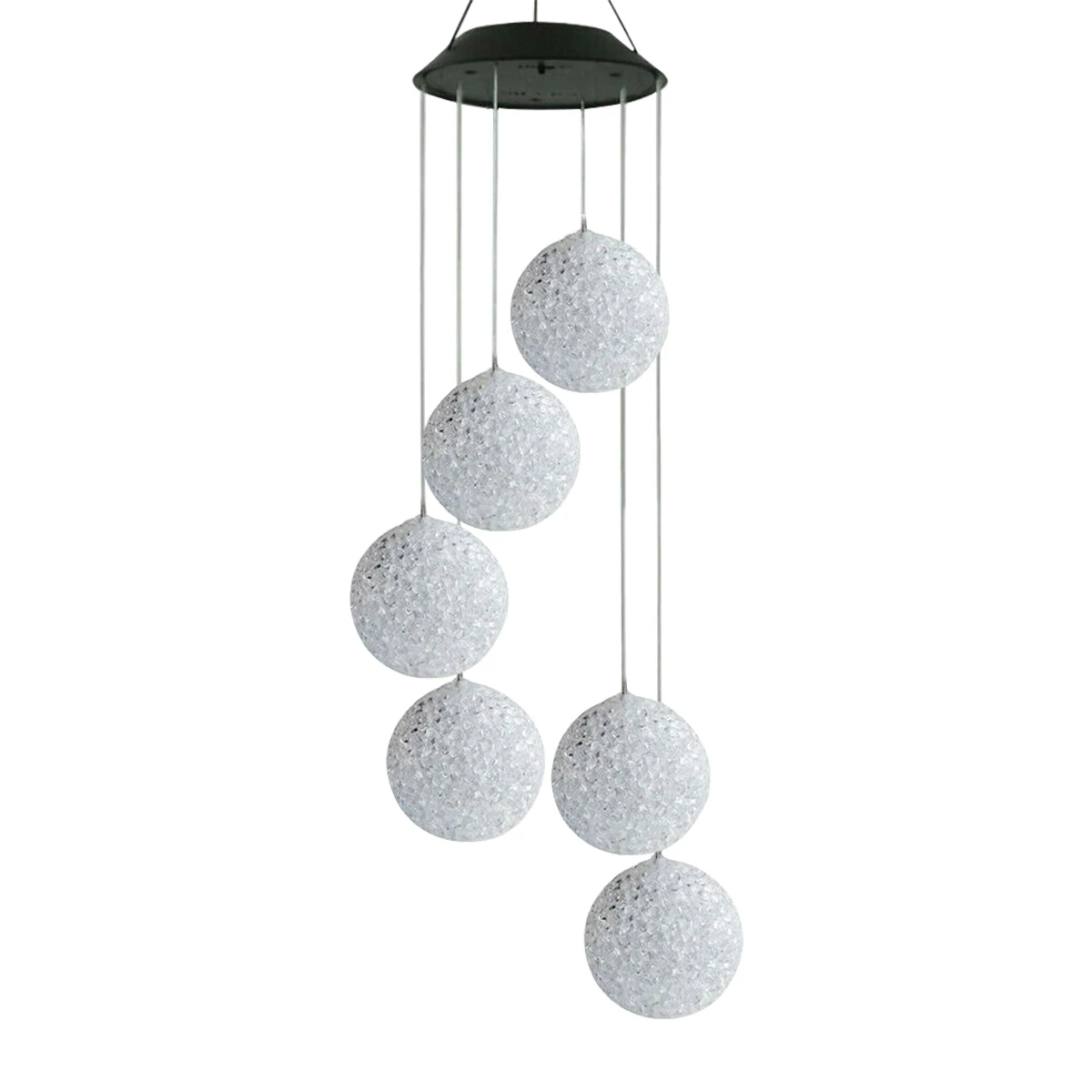 Outdoor LED Solar Lamp Particle ball Wind Chime Light Home Garden Decor Hanging Spinner Lamp Powered Color-Changing
Outdoor LED Solar Lamp Particle ball Wind Chime Light Home Garden Decor Hanging Spinner Lamp Powered Color-Changing