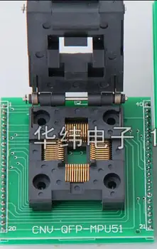 LQFP44 to DIP40/TQFP44QFP44 IC test block/adapter/test bench/Burn-in Socket for ATMEGA88
LQFP44 to DIP40/TQFP44QFP44 IC test block/adapter/test bench/Burn-in Socket for ATMEGA88
