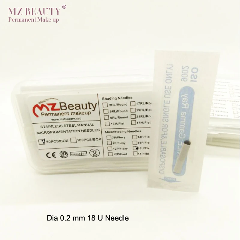 U 18 arc Needles blade 18pins Microblading needles blade Permanent makeup needle for micorblading 50pieces
U 18 arc Needles blade 18pins Microblading needles blade Permanent makeup needle for micorblading 50pieces