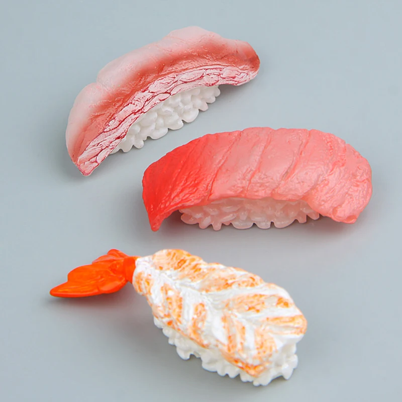 3pcs/lot Japanes Sushi Salmon Pork Shrimp Figure ToysPVC Zakka Action Figure Toys Fridge Magnet Model Doll Decoration
3pcs/lot Japanes Sushi Salmon Pork Shrimp Figure ToysPVC Zakka Action Figure Toys Fridge Magnet Model Doll Decoration