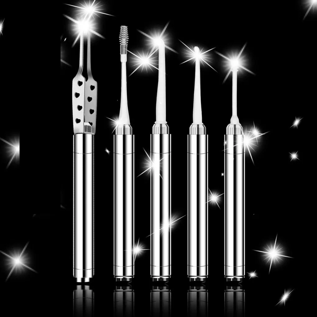 New Portable 5 in 1 Ear Cleaner LED Flashlight Ear Wax Removal Tool Children Kids Adult Earwax Pick Spoon Tweezers
New Portable 5 in 1 Ear Cleaner LED Flashlight Ear Wax Removal Tool Children Kids Adult Earwax Pick Spoon Tweezers