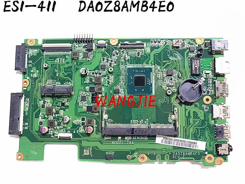 Материнская плата для ноутбука Acer ES1-411 NBMRU11003 DA0Z8AMB4E0 100% полностью протестирована |