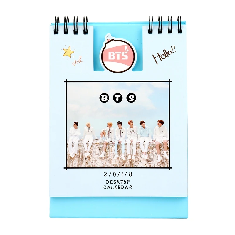 1pc 2018 Kpop Stars Bangtan Boys 2018 Mini Desk Calendar Picture Photo Album Decor Fan Made Cards Gift Collection
1pc 2018 Kpop Stars Bangtan Boys 2018 Mini Desk Calendar Picture Photo Album Decor Fan Made Cards Gift Collection