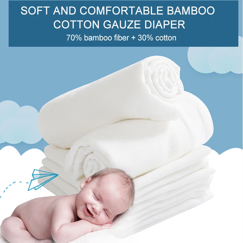 10/20/30PCS Baby Bamboo Cotton Gauze Diapers Collapsible Ventilation Quick Water Absorption Soft Handle Baby Cotton Diapers
10/20/30PCS Baby Bamboo Cotton Gauze Diapers Collapsible Ventilation Quick Water Absorption Soft Handle Baby Cotton Diapers