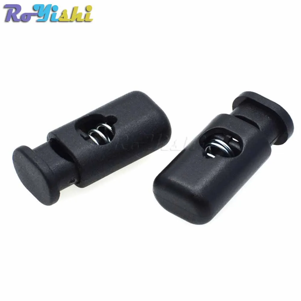 10pcs/pack Cord Lock Stopper Cylinder Barrel Plastic Toggle Clip For Garment Accessories Black
10pcs/pack Cord Lock Stopper Cylinder Barrel Plastic Toggle Clip For Garment Accessories Black