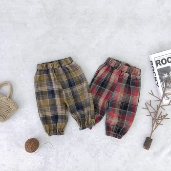 Child Pants for boys Girl Trousers Plaid Cotton Flax Pants Kids Harem Pants Boys Girls Leggings Leisure Casual Trousers Autumn
Child Pants for boys Girl Trousers Plaid Cotton Flax Pants Kids Harem Pants Boys Girls Leggings Leisure Casual Trousers Autumn