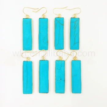 WT-E238 All-Match Rectangle Howlite Earrings For Women Jewelry Gift natural Howlite in gold eletroplated stone earrings
WT-E238 All-Match Rectangle Howlite Earrings For Women Jewelry Gift natural Howlite in gold eletroplated stone earrings