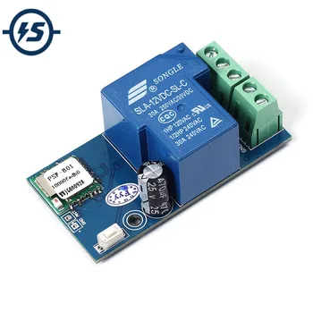 Wifi Relay Switch Module High Power Self-Lock Mode DC 12V For Remote Control Mobile Smart Home Module
Wifi Relay Switch Module High Power Self-Lock Mode DC 12V For Remote Control Mobile Smart Home Module