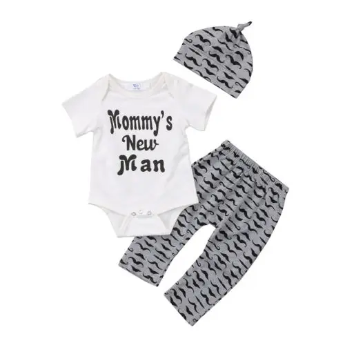 Newborn Baby Boys Cartoon Tops Bodysuit +Pants Hat 3pcs Outfits Autumn Clothes Set Size 0-24M
Newborn Baby Boys Cartoon Tops Bodysuit +Pants Hat 3pcs Outfits Autumn Clothes Set Size 0-24M