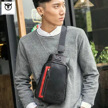 100% Genuine Leather Crossbody Bags Men USB Charging Chest Pack Short Trip Messengers Chest Bag Repellent Shoulder Bag Male
100% Genuine Leather Crossbody Bags Men USB Charging Chest Pack Short Trip Messengers Chest Bag Repellent Shoulder Bag Male