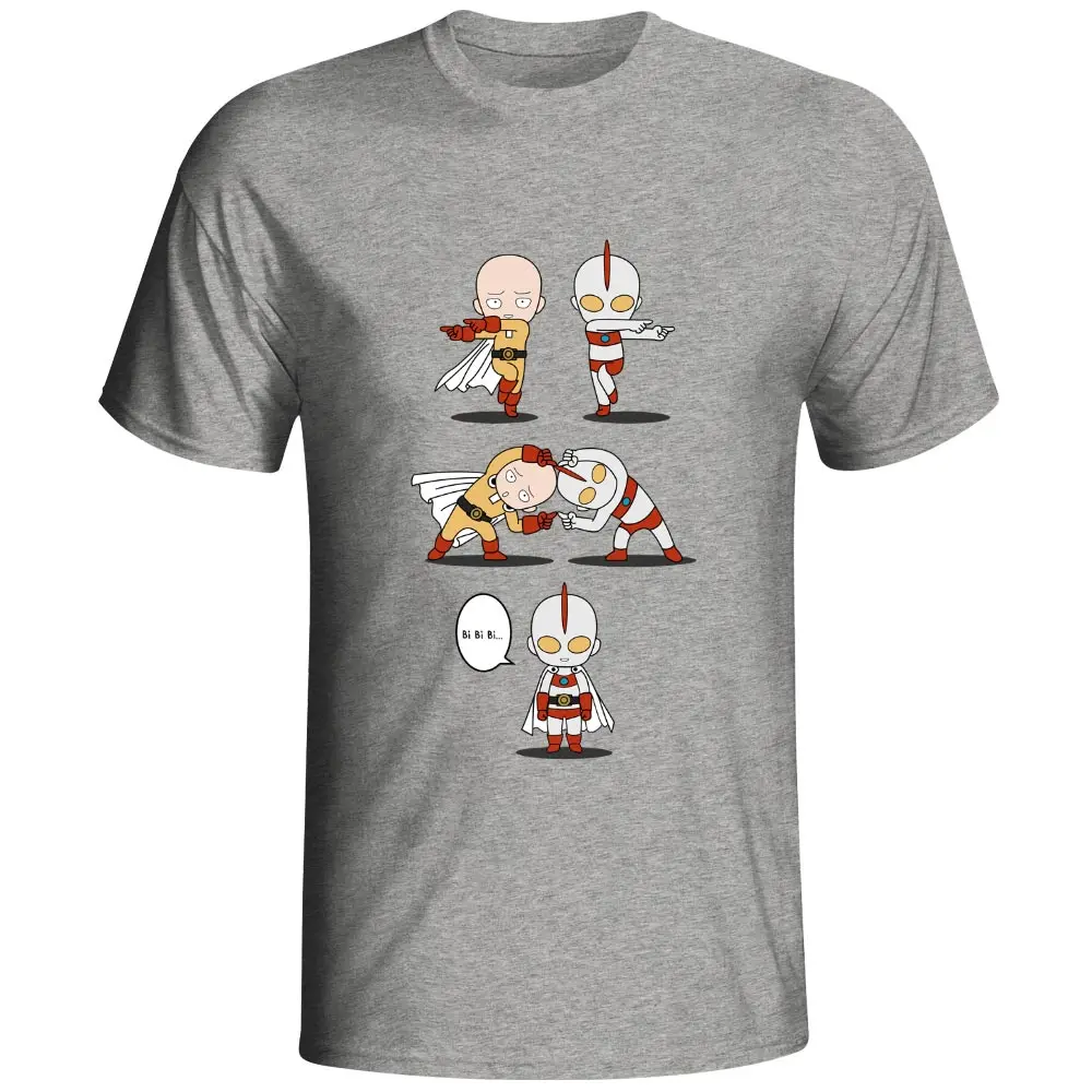 Ultraman and One Punch Man Impossible Fusion T Shirt Distinctive Original Cool Design T-shirt Men Women Unisex Cotton Gray Tee
Ultraman and One Punch Man Impossible Fusion T Shirt Distinctive Original Cool Design T-shirt Men Women Unisex Cotton Gray Tee