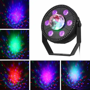 7W RGB LED Magic Ball stage Light Mini Auto Rotating Sound Active Party Disco DJ Par Light For Christmas KTV Party Wedding Show
7W RGB LED Magic Ball stage Light Mini Auto Rotating Sound Active Party Disco DJ Par Light For Christmas KTV Party Wedding Show