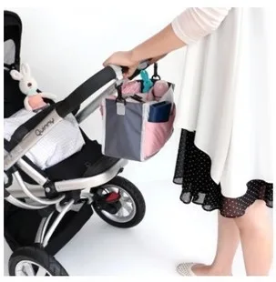 Image Multi functional high capacit Baby carriage hanging storage bags