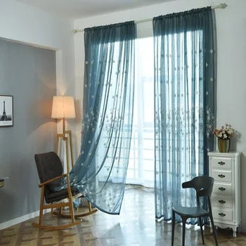 Embroidered Flower Decorative Curtain Ready made jacquard design window curtain sheer for bedroom living room tulle fabrics
Embroidered Flower Decorative Curtain Ready made jacquard design window curtain sheer for bedroom living room tulle fabrics