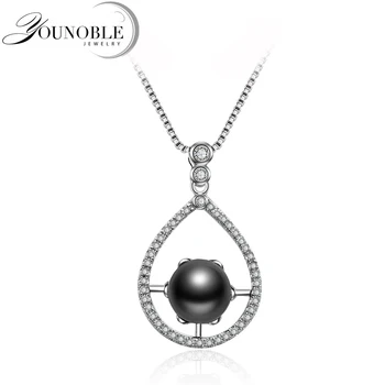 Wedding 925 sterling silver pendant for women,girls gift freshwater natural black pearl pendant jewelry in box
Wedding 925 sterling silver pendant for women,girls gift freshwater natural black pearl pendant jewelry in box