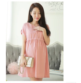 Korean Fashion Dots Linen V neck Maternity Dresses/Dress Autumn/Summer Loose Clothes for Pregnant Women,Pregnancy Clothing,M-XL
Korean Fashion Dots Linen V neck Maternity Dresses/Dress Autumn/Summer Loose Clothes for Pregnant Women,Pregnancy Clothing,M-XL
