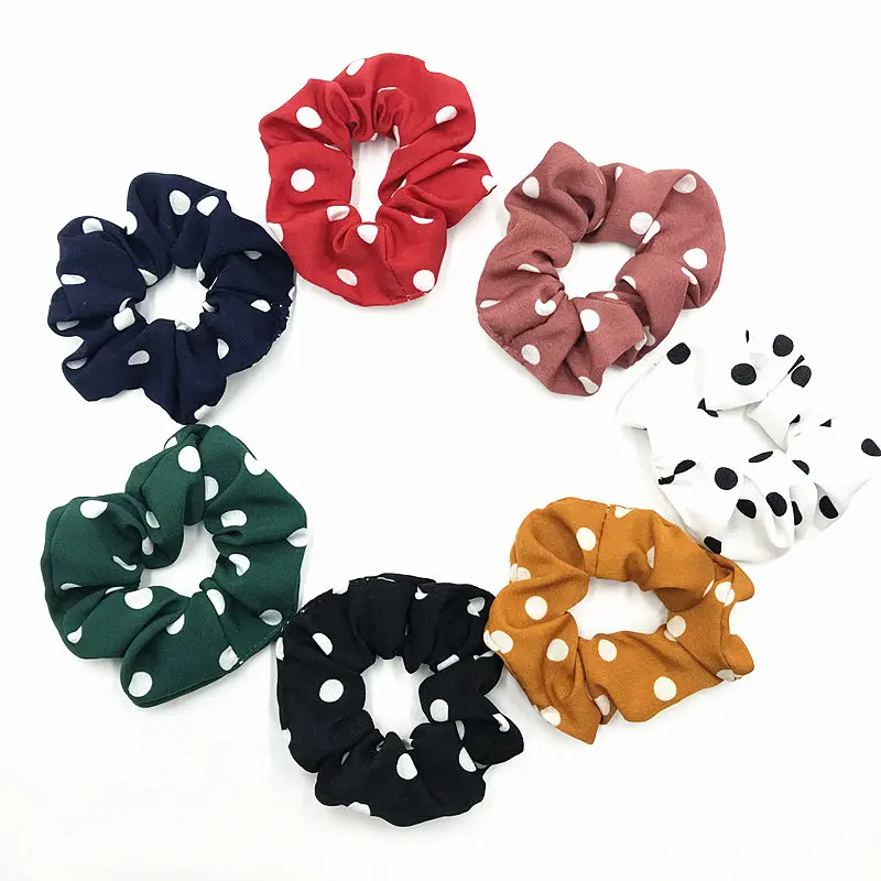 1pcs Good Quality Polka Dot Scrunchies Cotton Hair Scrunchies Ponytail Holder Women Elastic Hair Band Head wear Accessories
1pcs Good Quality Polka Dot Scrunchies Cotton Hair Scrunchies Ponytail Holder Women Elastic Hair Band Head wear Accessories