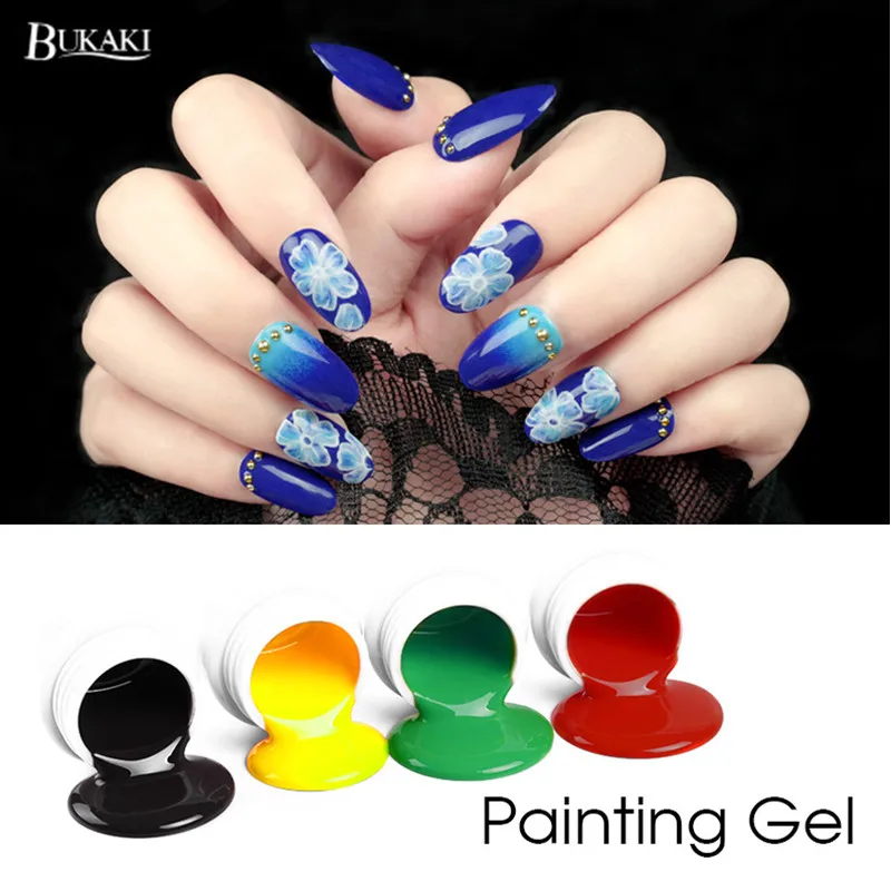BUKAKI Painting Nail Gel Polish Salon Nail Art Long Lasting 12 Pure Colors Soak Off UV Gel Varnish Nails
BUKAKI Painting Nail Gel Polish Salon Nail Art Long Lasting 12 Pure Colors Soak Off UV Gel Varnish Nails