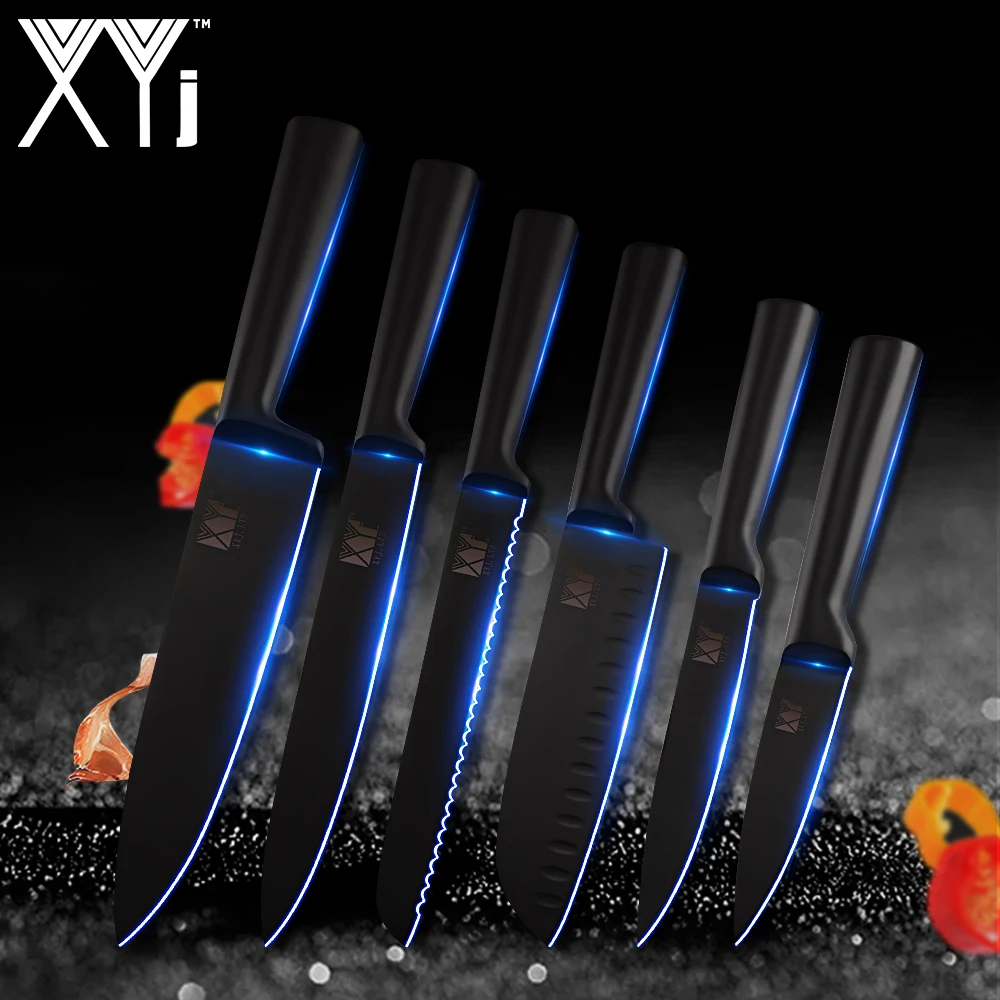 XYj Knife Tools Stainless Steel Knife Kitchen Knives 6 Pcs Set Cutlery Japanese Chef Kitchen Knife Set Fruit Vege Accessories
XYj Knife Tools Stainless Steel Knife Kitchen Knives 6 Pcs Set Cutlery Japanese Chef Kitchen Knife Set Fruit Vege Accessories