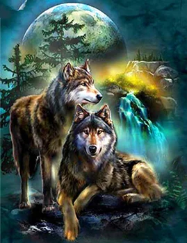Diamond Embroidery Wolves Diamond Painting Full circular New Arrival Animals Diamond Sale Pictures With Rhinestones
Diamond Embroidery Wolves Diamond Painting Full circular New Arrival Animals Diamond Sale Pictures With Rhinestones