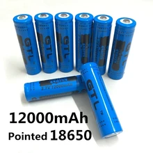 4pcs 100% New Original 18650B 3.7 V12000 mah 18650 Lithium Rechargeable Battery Large Capacity
4pcs 100% New Original 18650B 3.7 V12000 mah 18650 Lithium Rechargeable Battery Large Capacity
