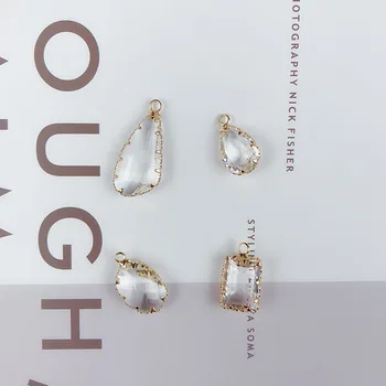 20pc Korea Fashion Resin Tear drop/Rectangle Charm transparent Irregularity pendant for Earring/necklace DIY handmade Jewelry
20pc Korea Fashion Resin Tear drop/Rectangle Charm transparent Irregularity pendant for Earring/necklace DIY handmade Jewelry