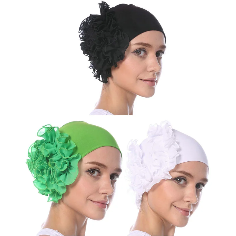 Babalet Women's Pack of 3 Stretchable Chiffon Pleated Flower Chemo Cancer Cap Muslim Islamic Turban Cap Dubai Kaftan Ramadan Cap
Babalet Women's Pack of 3 Stretchable Chiffon Pleated Flower Chemo Cancer Cap Muslim Islamic Turban Cap Dubai Kaftan Ramadan Cap