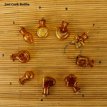 20pcs Promotion Amber 2ml Mini Glass Corks Bottle Small Cosmetic Jar Stopper Vial Decorative Refillable Container For Pendants
20pcs Promotion Amber 2ml Mini Glass Corks Bottle Small Cosmetic Jar Stopper Vial Decorative Refillable Container For Pendants