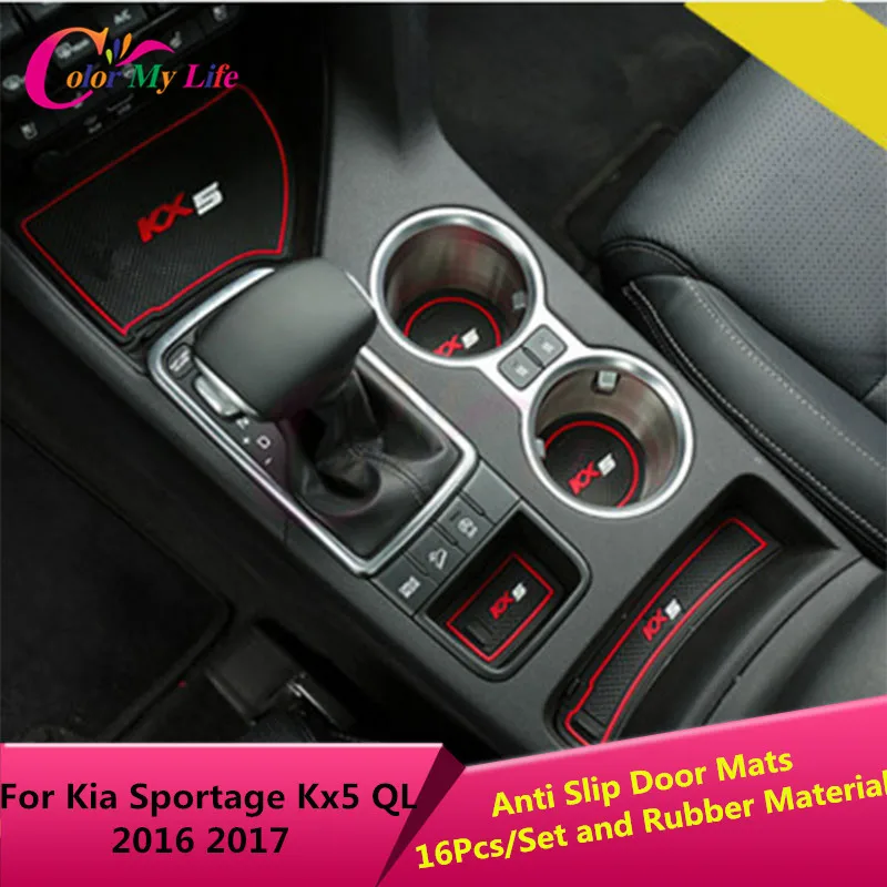 16Pcs/Set Silica Gel Car Door Protection Mats Anti Slip Mat Door Decoration Stickers for Kia Sportage Kx5 QL 2016 2017 Refit
16Pcs/Set Silica Gel Car Door Protection Mats Anti Slip Mat Door Decoration Stickers for Kia Sportage Kx5 QL 2016 2017 Refit