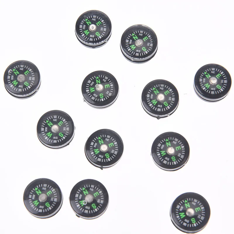 12pcs 20mm Small Pocket Mini Compass for Outdoor Hiking Camping Survival tool ZY 