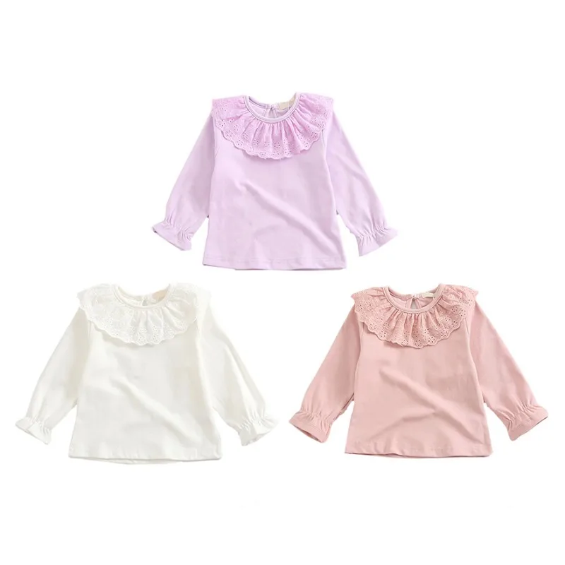 Baby T-Shirts Girl Autumn Long Sleeve Girl T-shirt Cotton Children Clothing Doll Collar Girl T-shirt Baby Clothes
Baby T-Shirts Girl Autumn Long Sleeve Girl T-shirt Cotton Children Clothing Doll Collar Girl T-shirt Baby Clothes