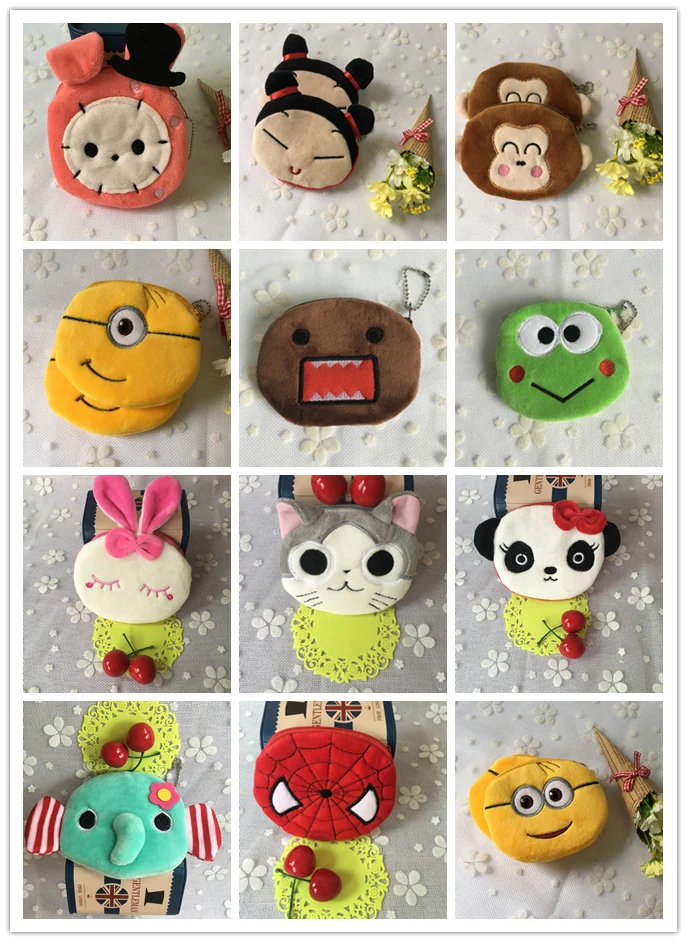 Multi Designs , Plush Cartoon Gift Bag , lady kid's 10CM Coin BAG , Keychain small Coin Bag Purse , Pocket Coin BAG wallet
Multi Designs , Plush Cartoon Gift Bag , lady kid's 10CM Coin BAG , Keychain small Coin Bag Purse , Pocket Coin BAG wallet