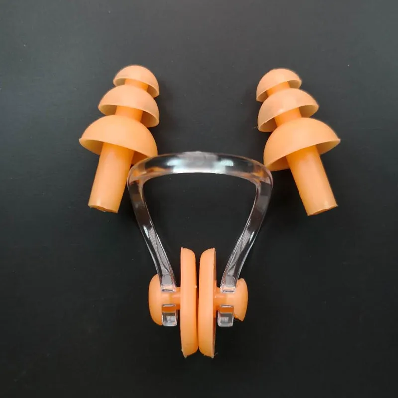100 Set Silicone Swimming Earplug Nose Clip Watertight Water sports Fitness Swimming Accessories Nasal Splint Ear Plug Bagged
100 Set Silicone Swimming Earplug Nose Clip Watertight Water sports Fitness Swimming Accessories Nasal Splint Ear Plug Bagged