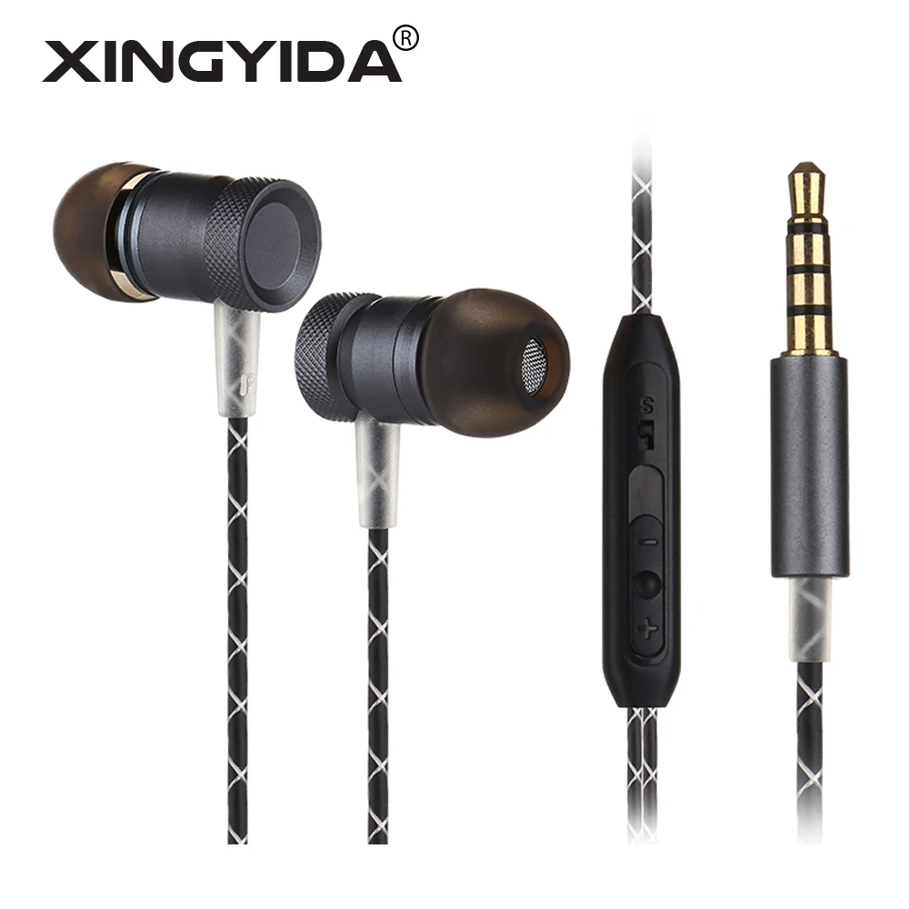 XINGYIDA Wired Earphone 3.5MM In-Ear Connector Earbuds with Microphone Noise Cancelling Headset for Xiaomi iPhone Samsung Mp3
XINGYIDA Wired Earphone 3.5MM In-Ear Connector Earbuds with Microphone Noise Cancelling Headset for Xiaomi iPhone Samsung Mp3