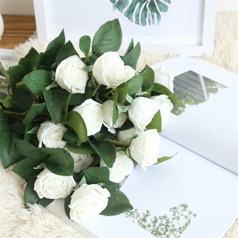 Real Touch Branch Stem Latex Rose Hand Feel Felt Simulation Decorative Artificial Silicone Rose Flowers Home Wedding L3
Real Touch Branch Stem Latex Rose Hand Feel Felt Simulation Decorative Artificial Silicone Rose Flowers Home Wedding L3